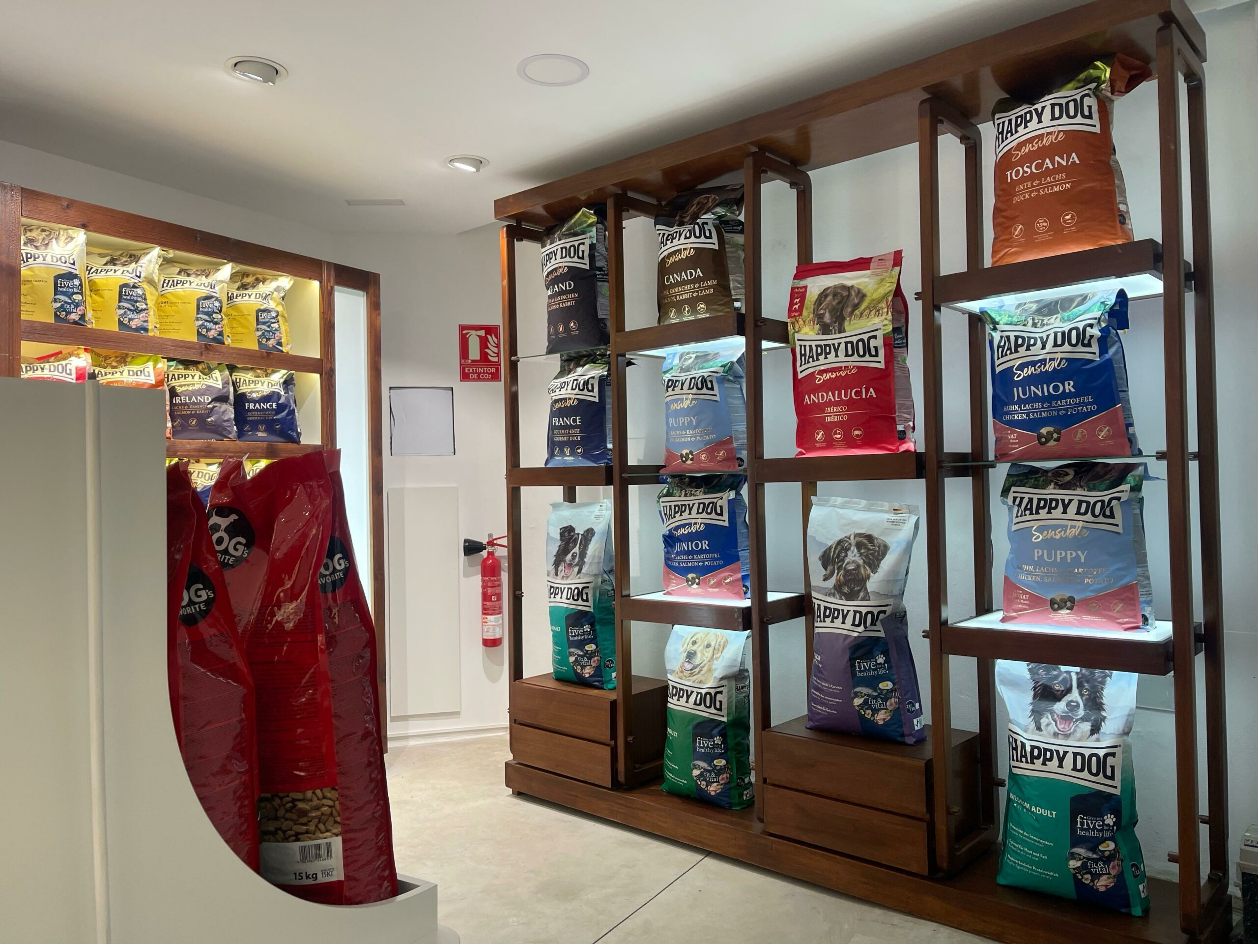 Interior de la tienda