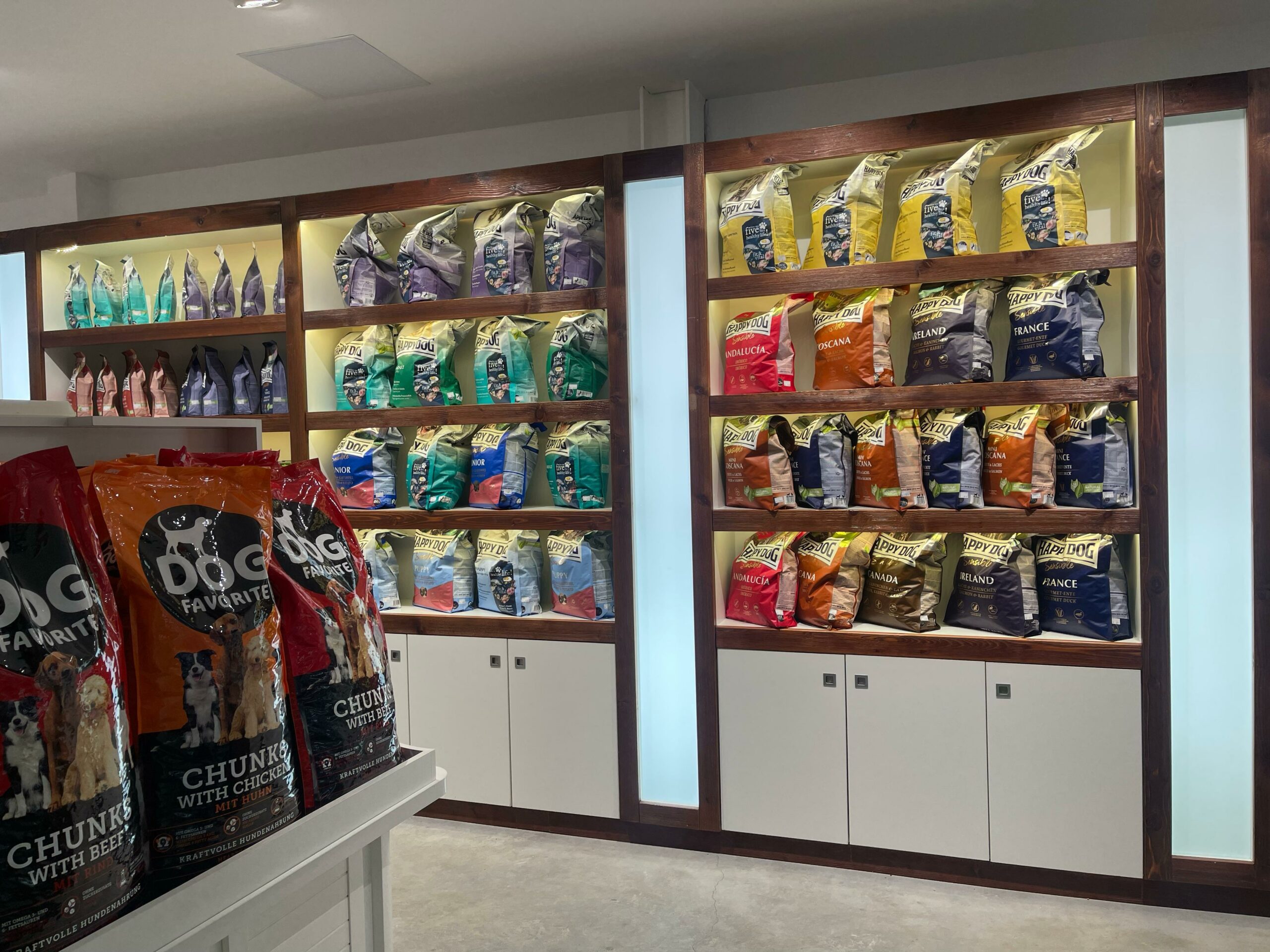 Interior de la tienda