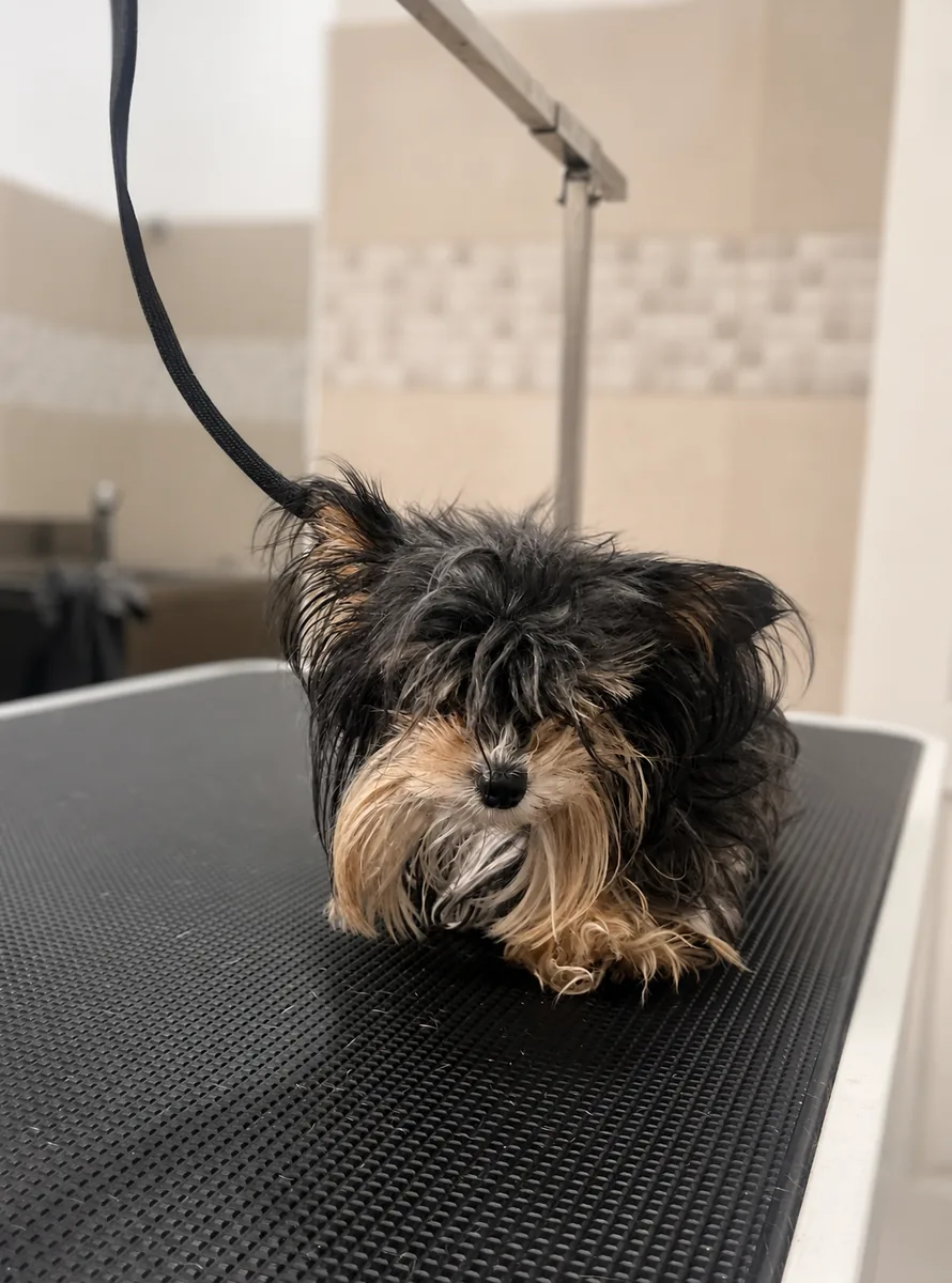 Antes de la peluquería