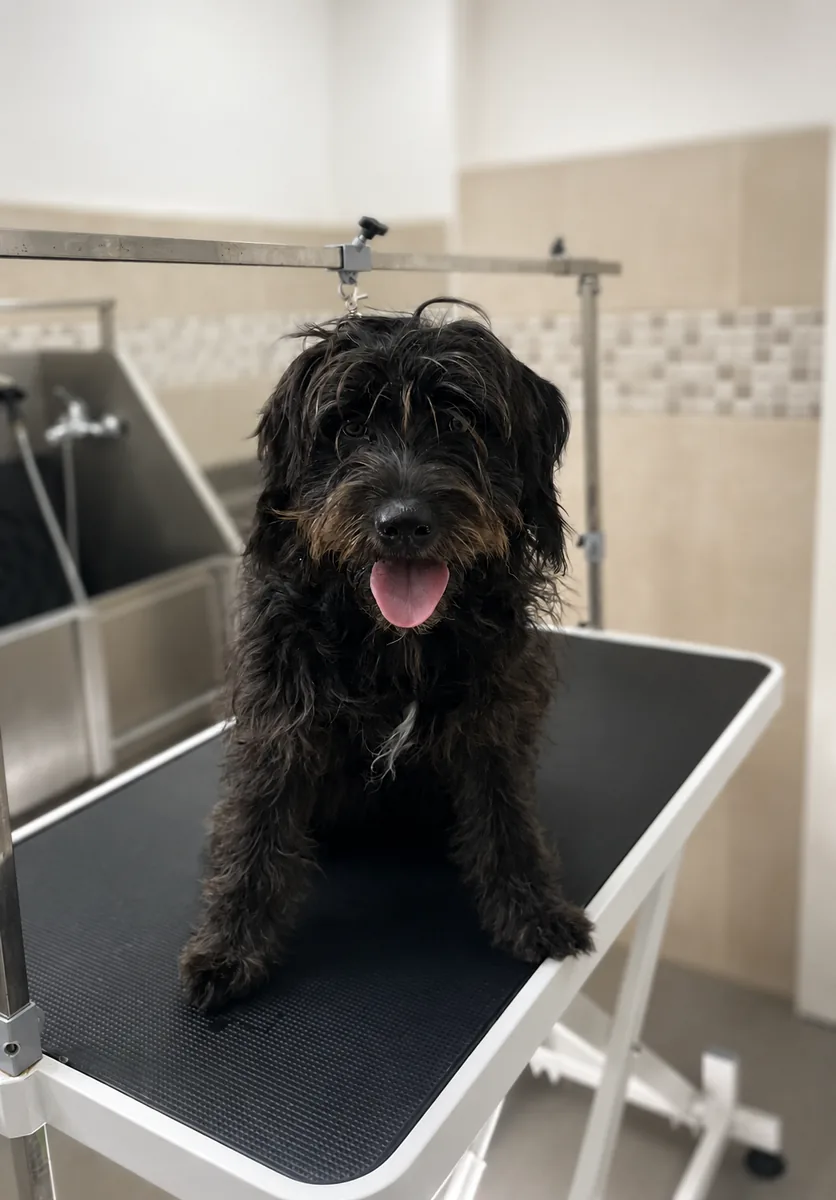Antes de la peluquería